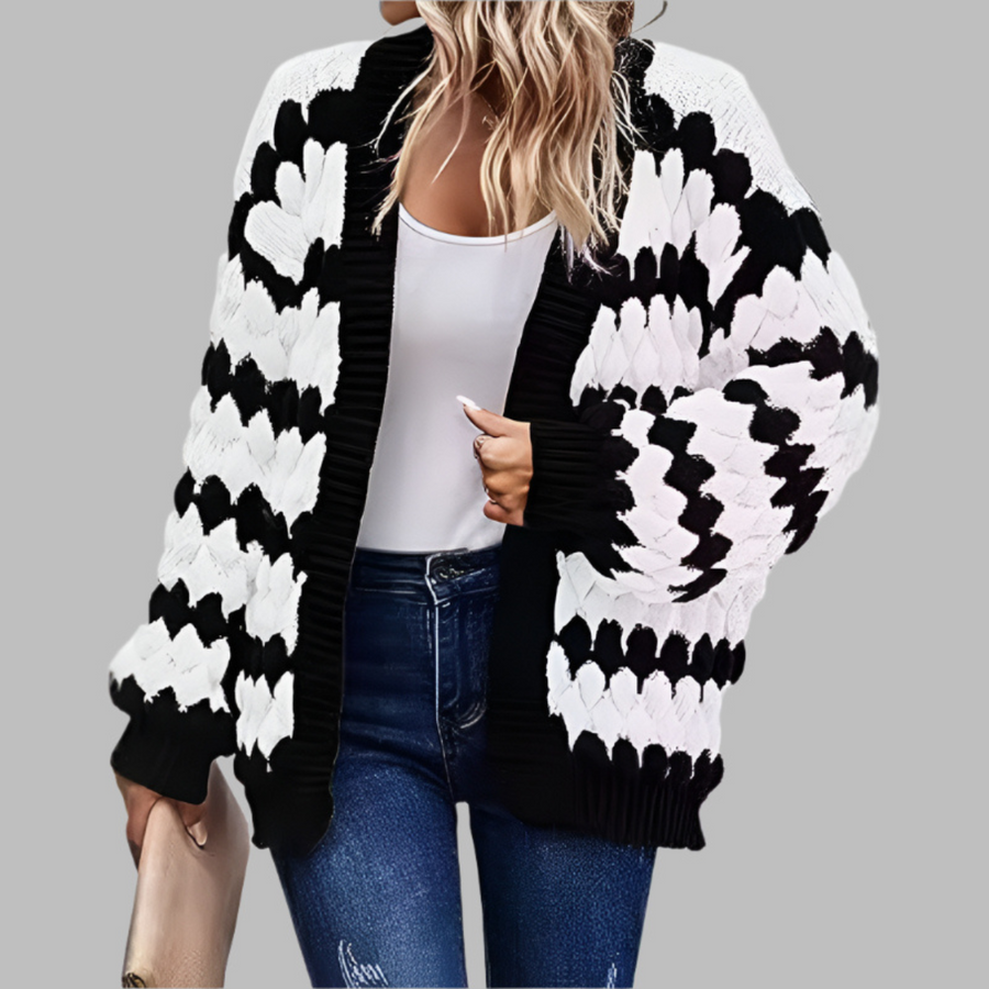SALVACION™ | – Casual Long Sleeve Drop Shoulder Cardigan