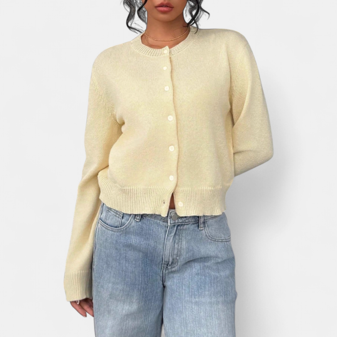 FABLE™ | – Cozy Button-Front Knit Cardigan