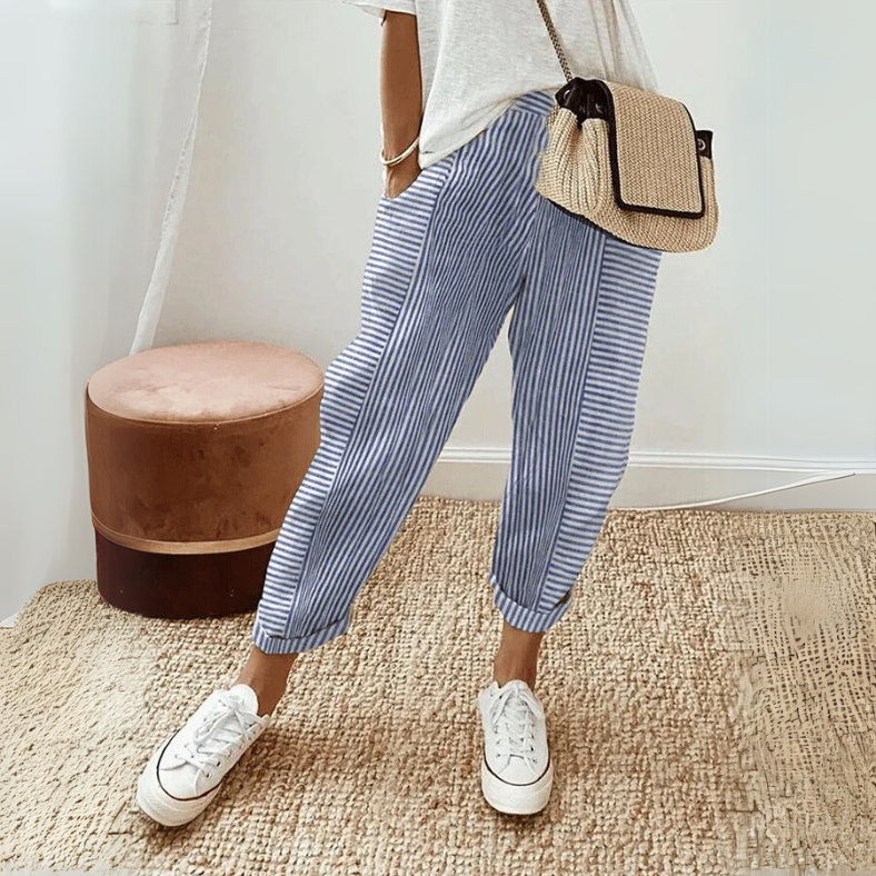 FLORIANE™ | - Relaxed Boho Stripe Pants