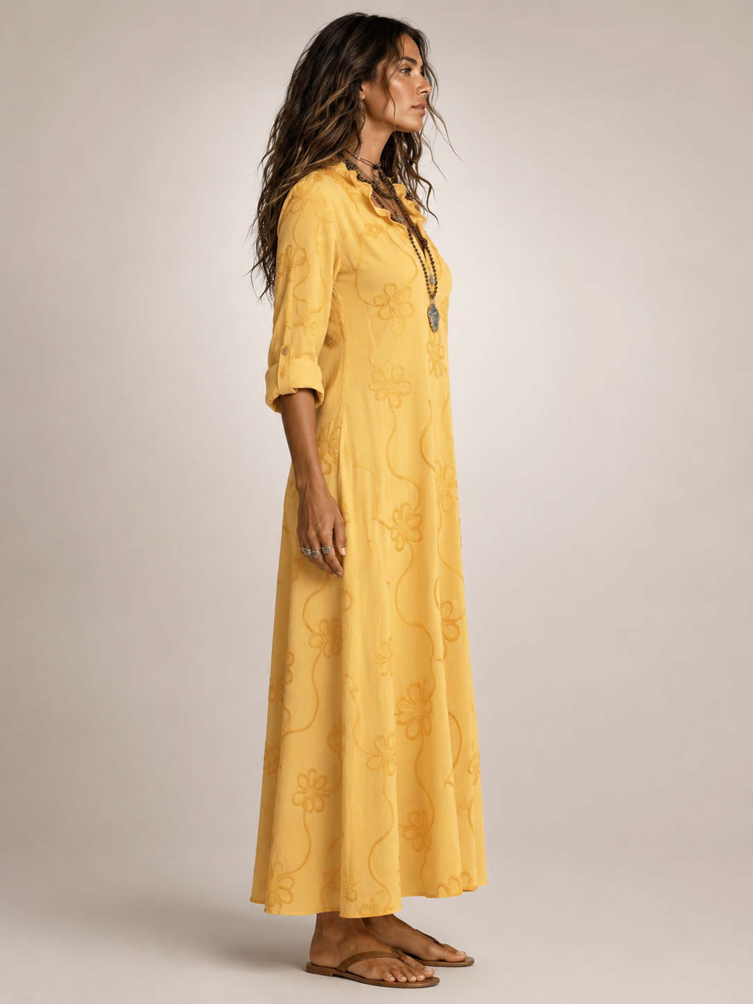 Cordelia™ | Floral Flow Maxi Dress