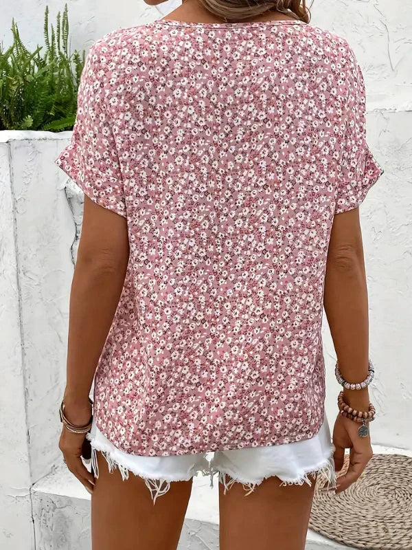 Amira™ | - Floral Button-Up Blouse