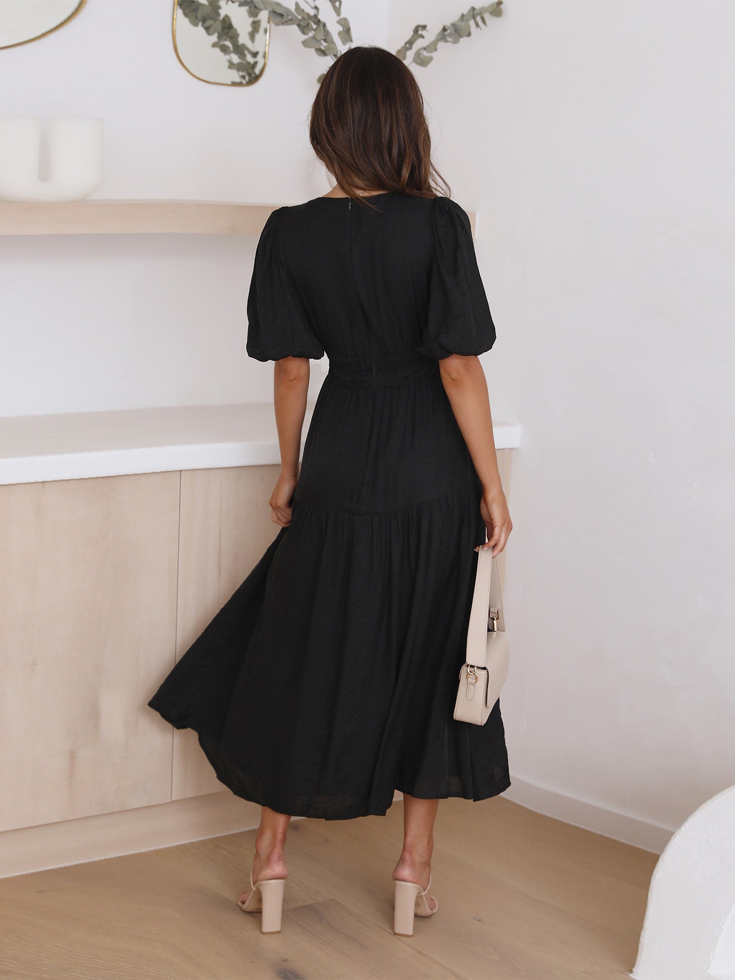 Aurielle™ | V-Neck Flow Dress