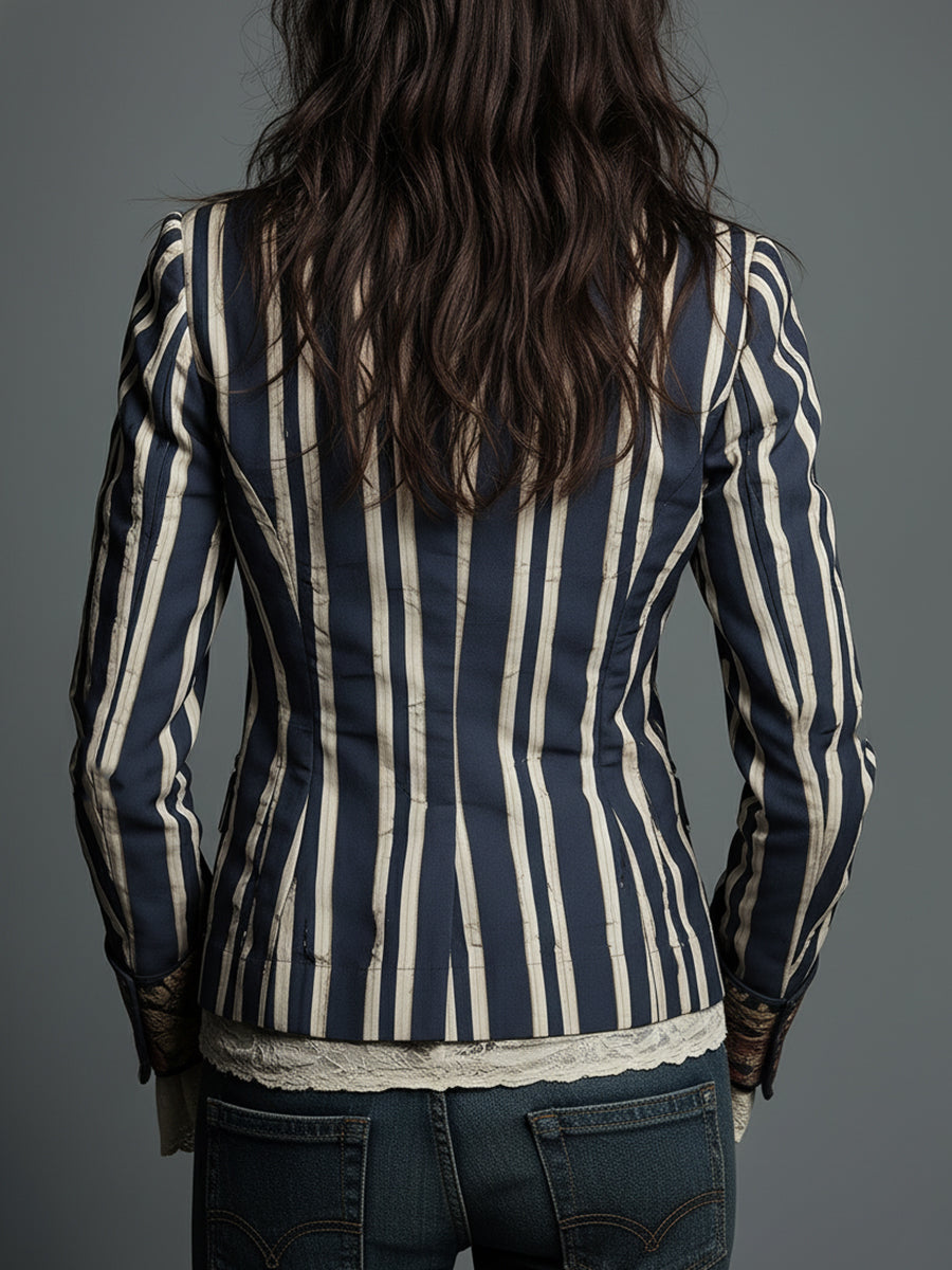 Eden™ | Bohemian Striped Blazer