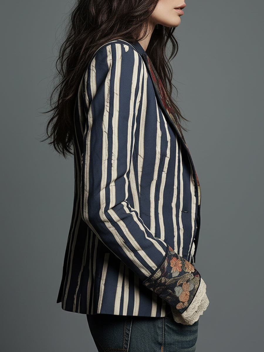 Eden™ | Bohemian Striped Blazer