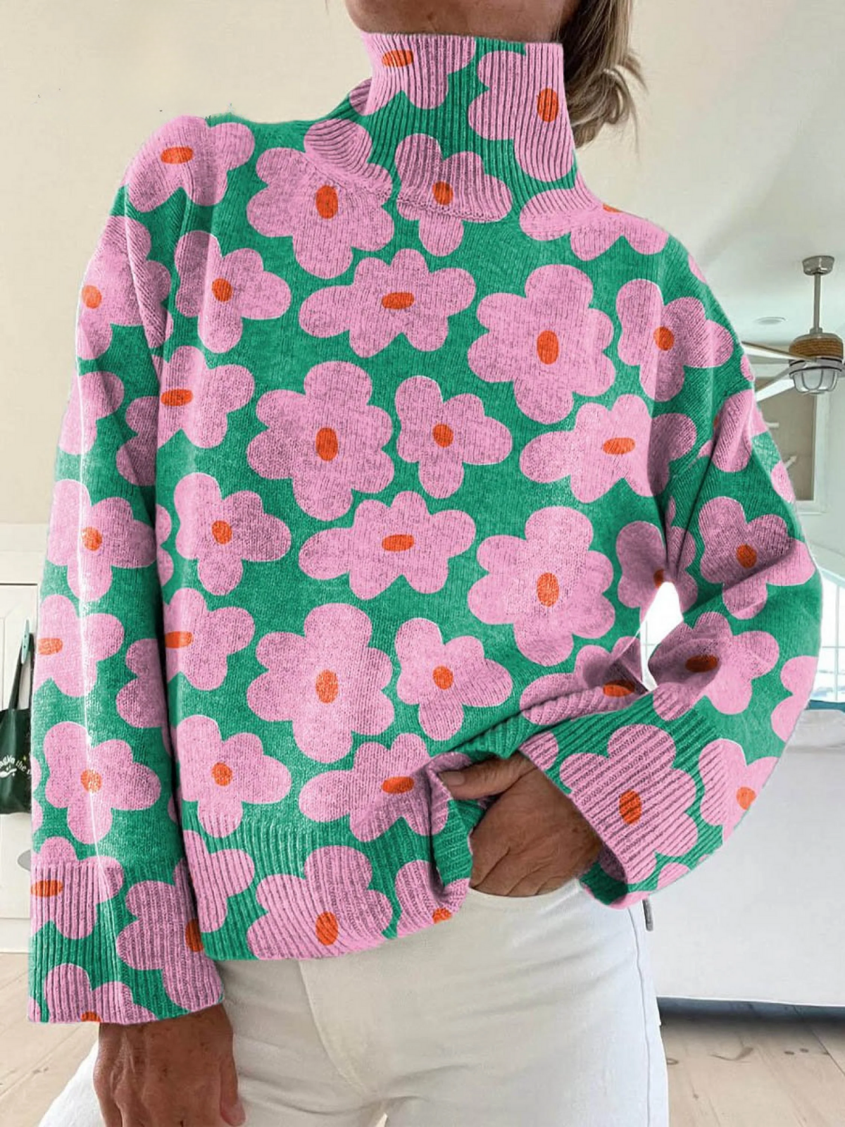 Florence™ | Floral Knit Sweater