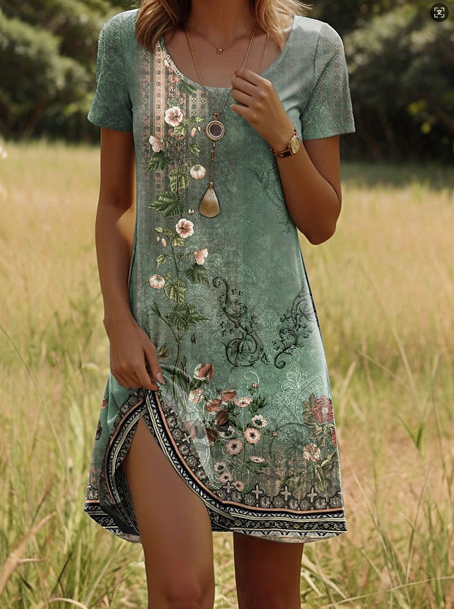 Reese™ | Trendy Ethnic Printed Summer Dress