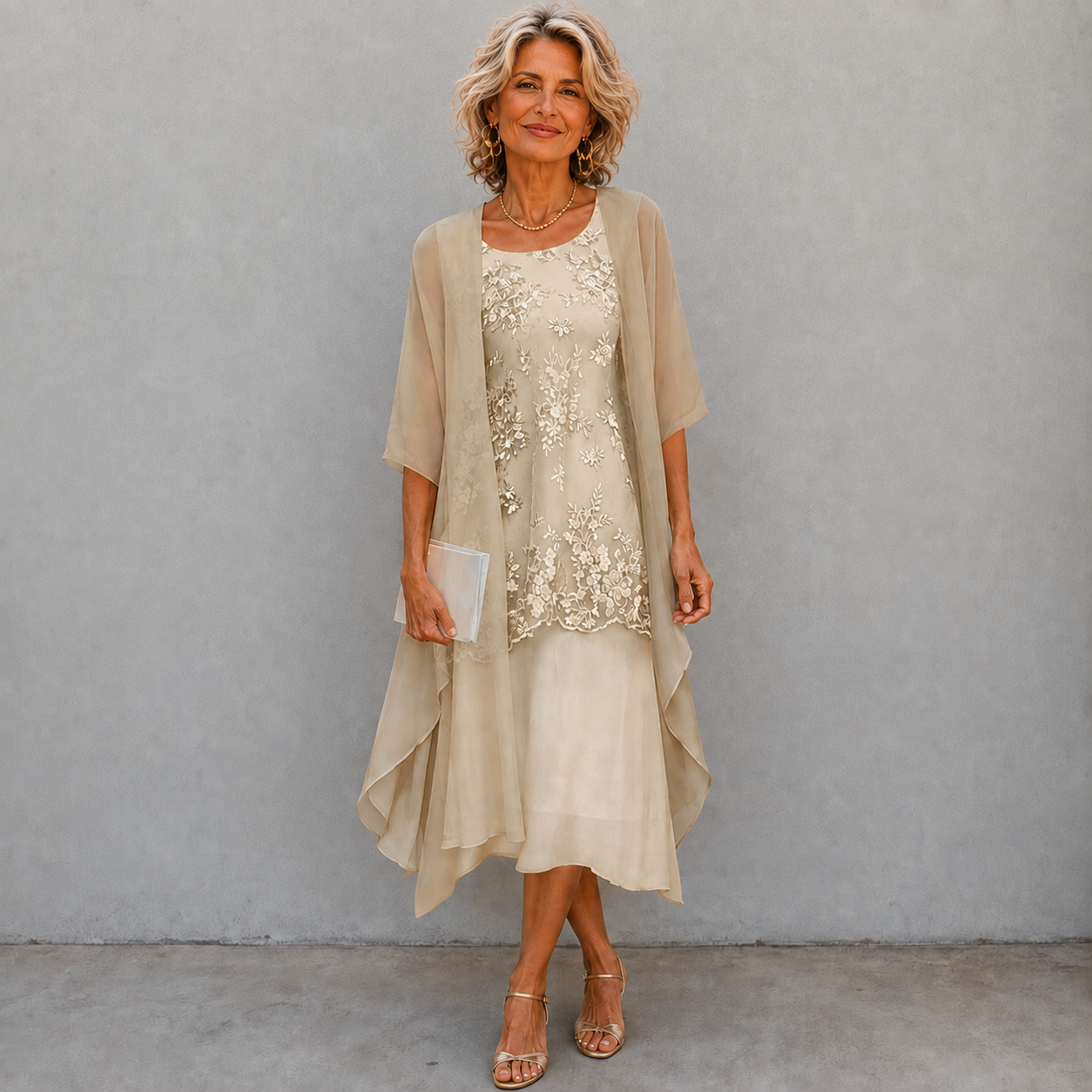 Lumi™ | Chiffon Two-Piece Dress