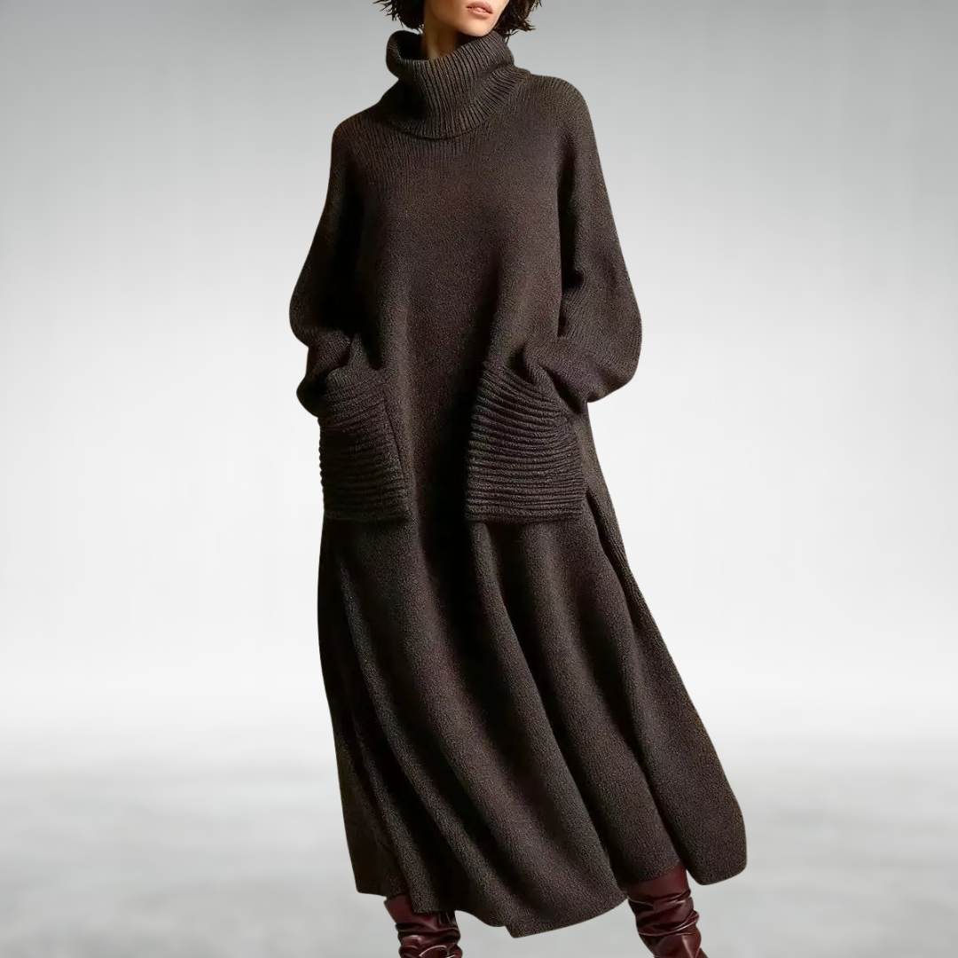 Maryam™ | Cozy Turtleneck Dress