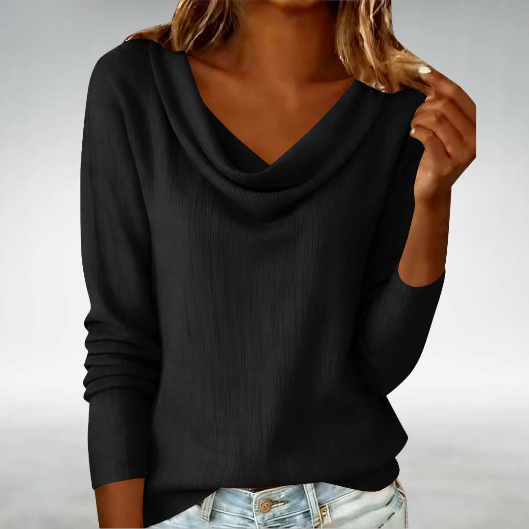 Bailee™ | Long Sleeve Round Neck Top