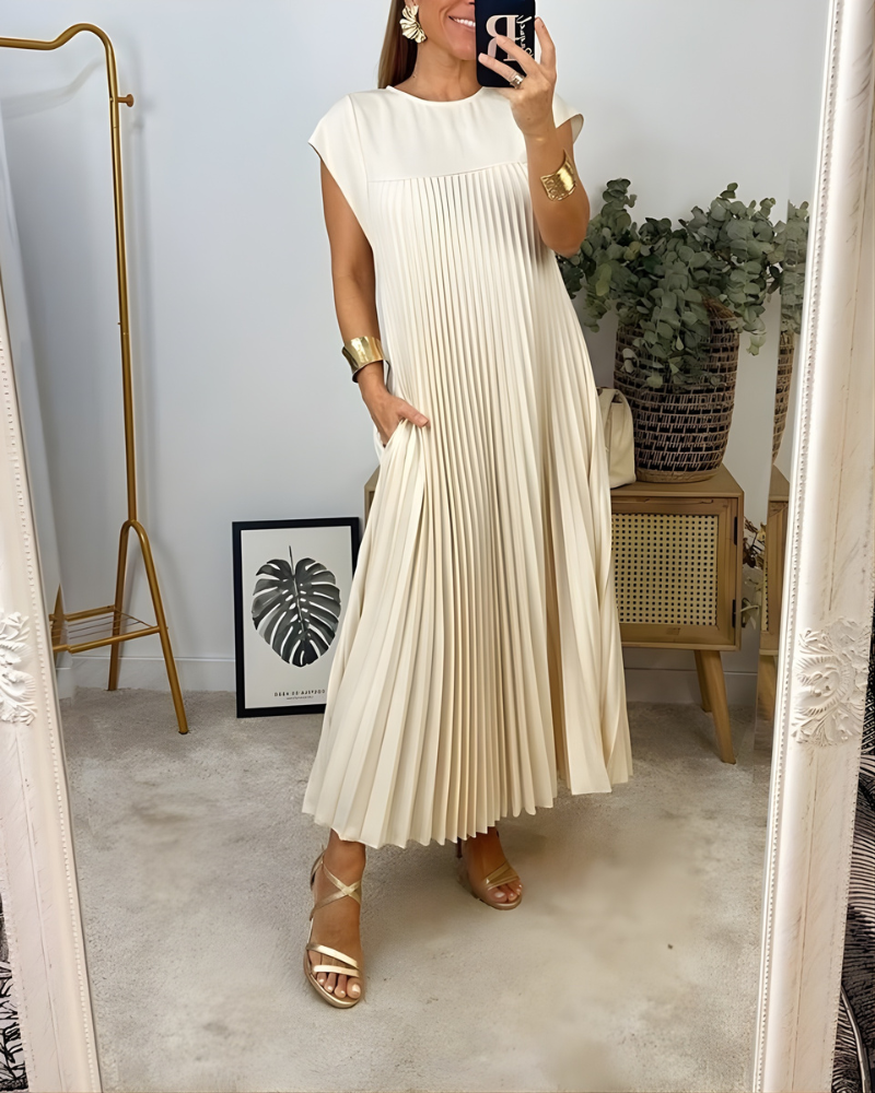Callista™ | Elegant Pleated Dress