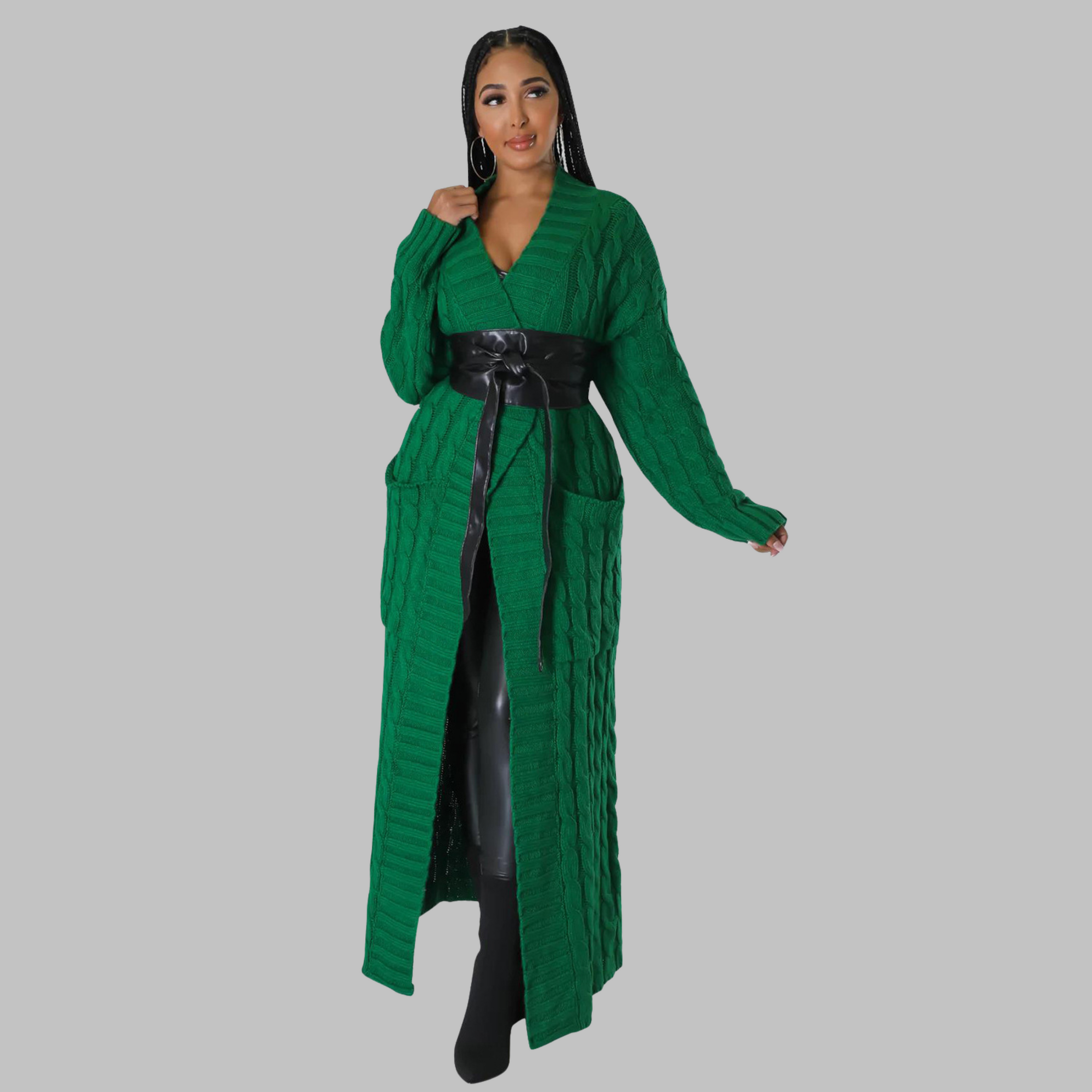 JACKIE™ | - Casual Long-Sleeve Long Cardigan