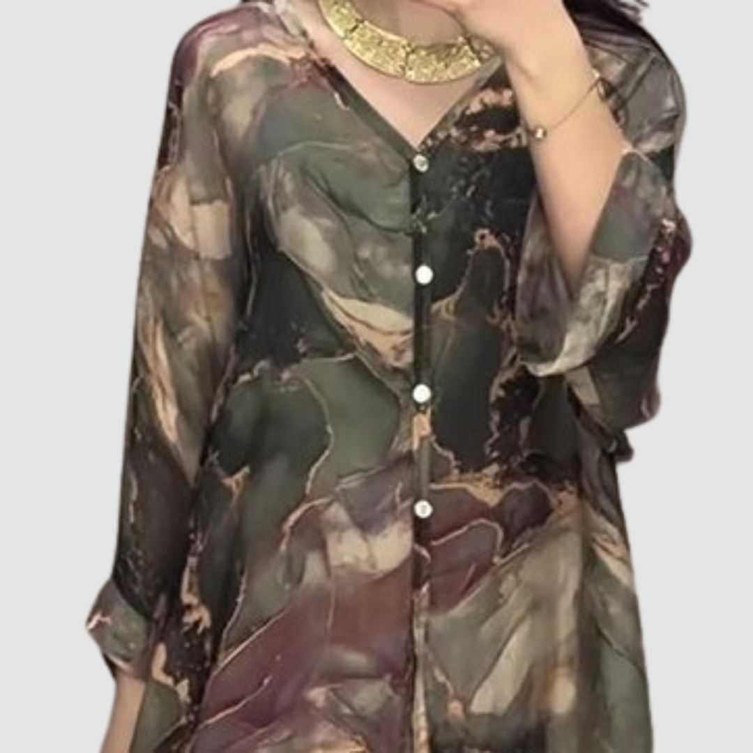Aurora™ | Elegant Printed Two-Piece Set