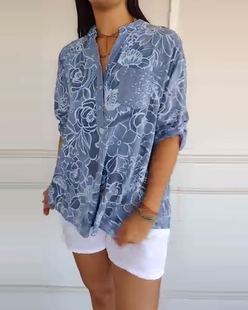 Holly™ | Floral Print Blouse