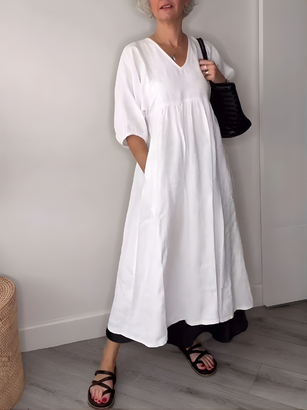 Daisy™ | Elegance V-Neck Maxi Dress