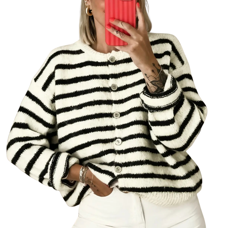 KARSYN™ | – Stylish Striped Casual Cardigan