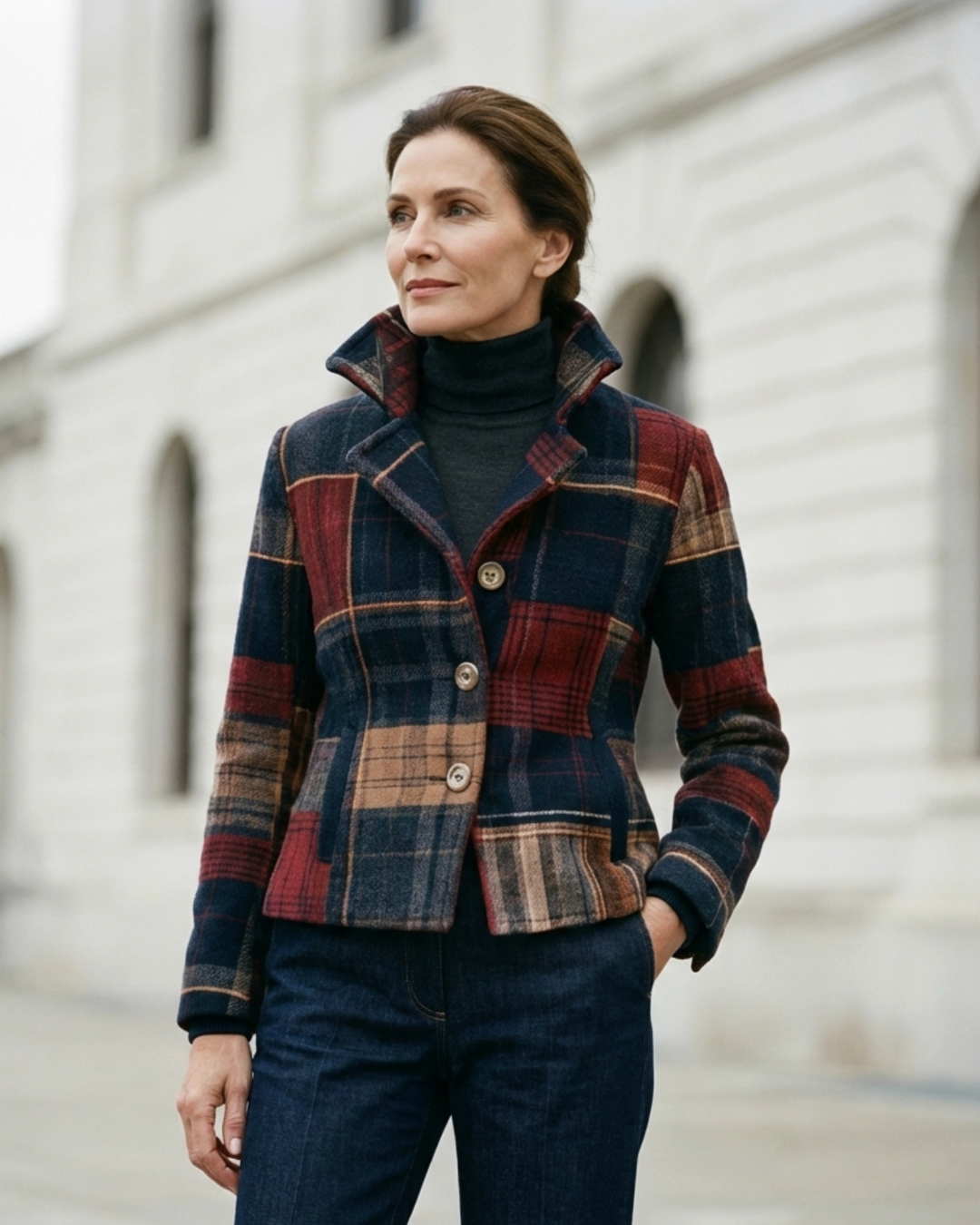 Ruby™ | Timeless Plaid Jacket
