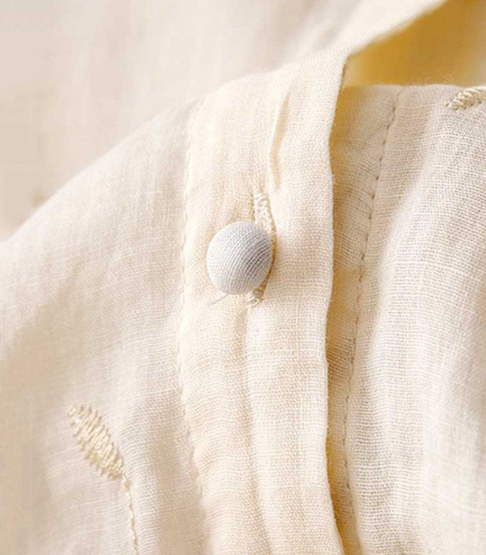 Clarice™ | Embroidered Cotton Blouse