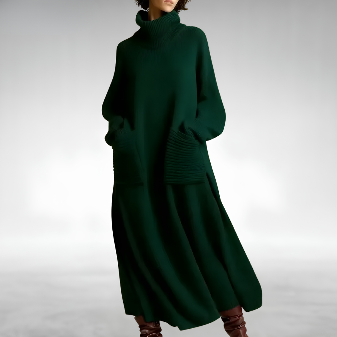 Maryam™ | Cozy Turtleneck Dress