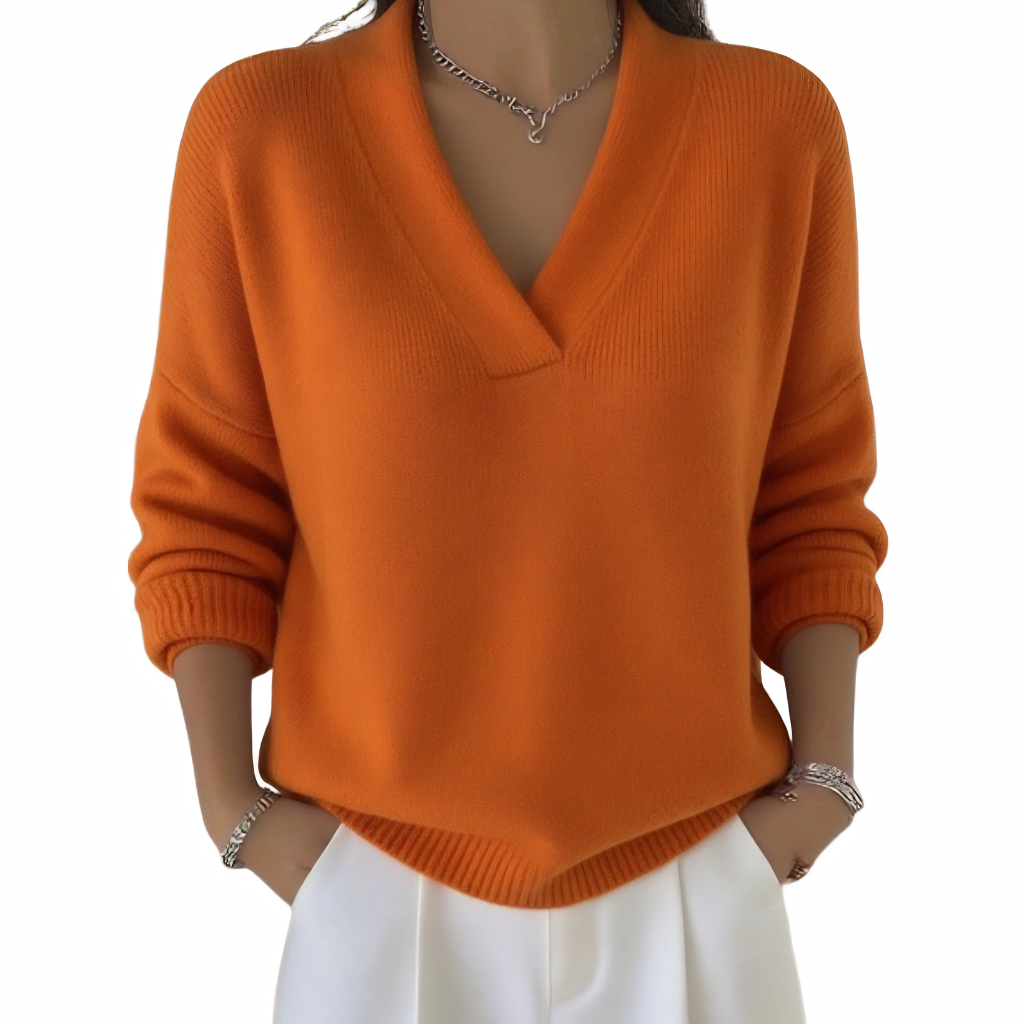 Maggie™ | Effortless V-Neck Jumper