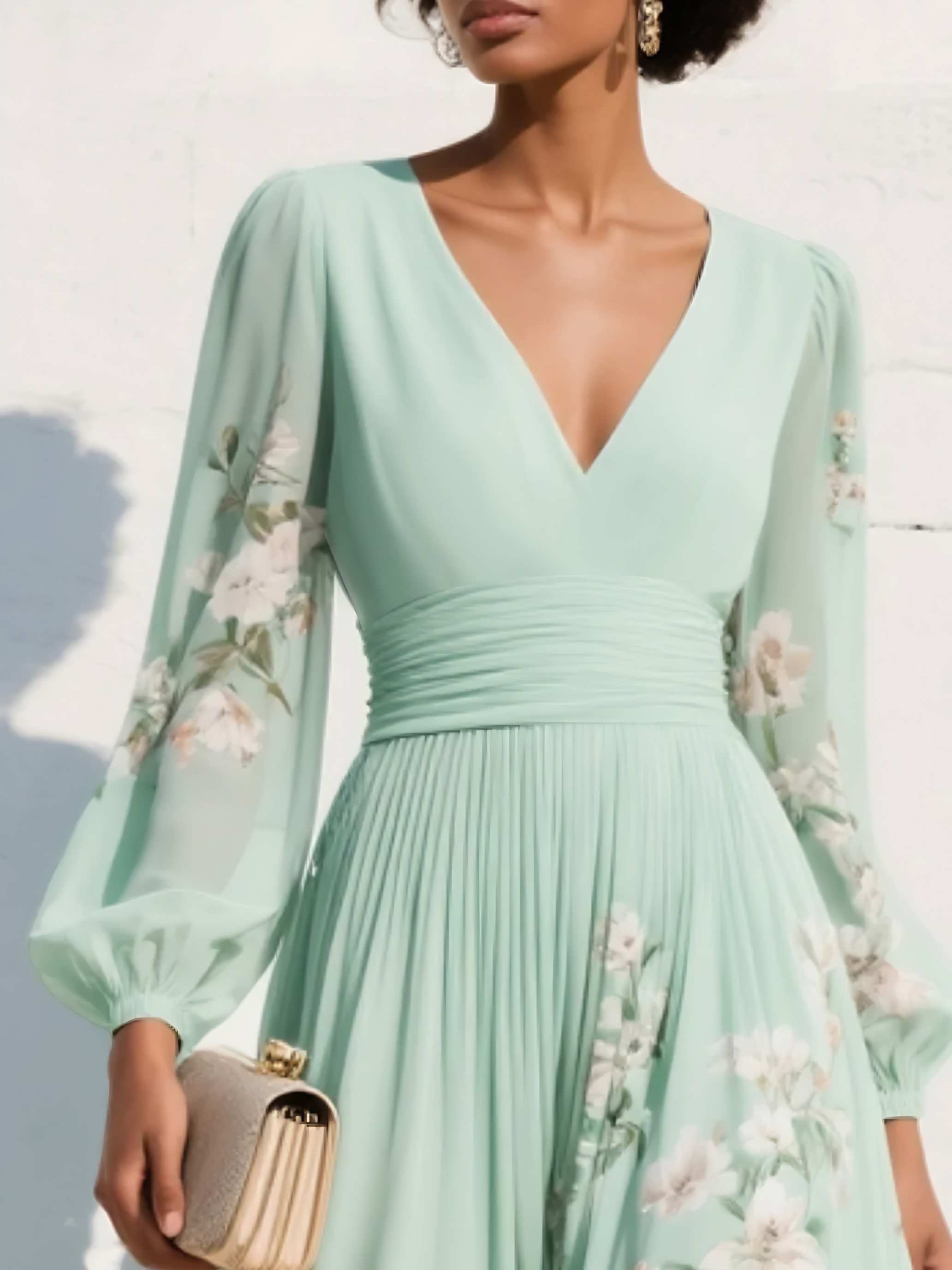 Willow™ | Flowing Floral Midi Dress