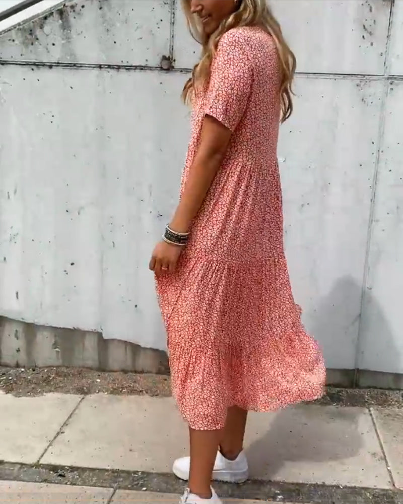 Sofie™ | Casual Floral Print Dress