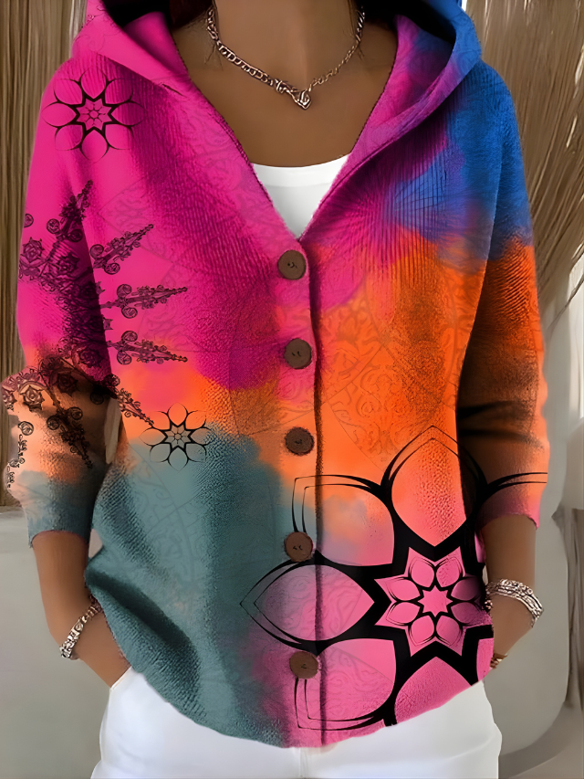 Gillian™ | Artistic Warm Long Cardigan