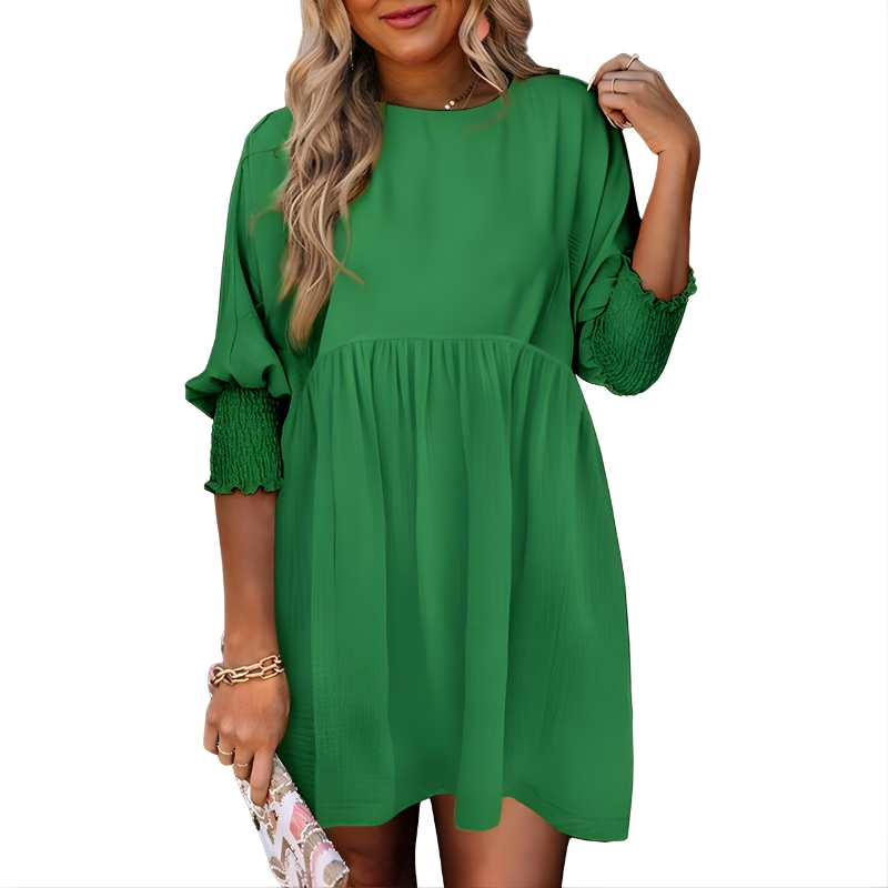 Dorothy™ | Casual Crew Neck Loose Fit Mini Dress