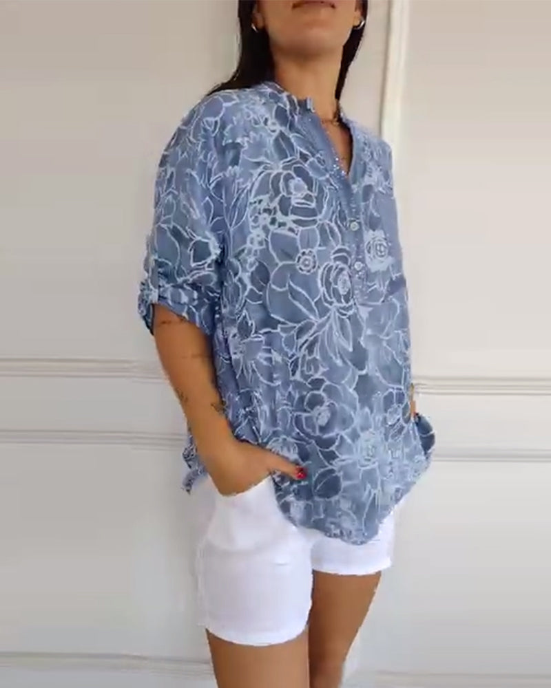Holly™ | Floral Print Blouse