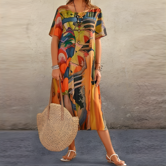 Heather™ | Comfortable Floral Dress