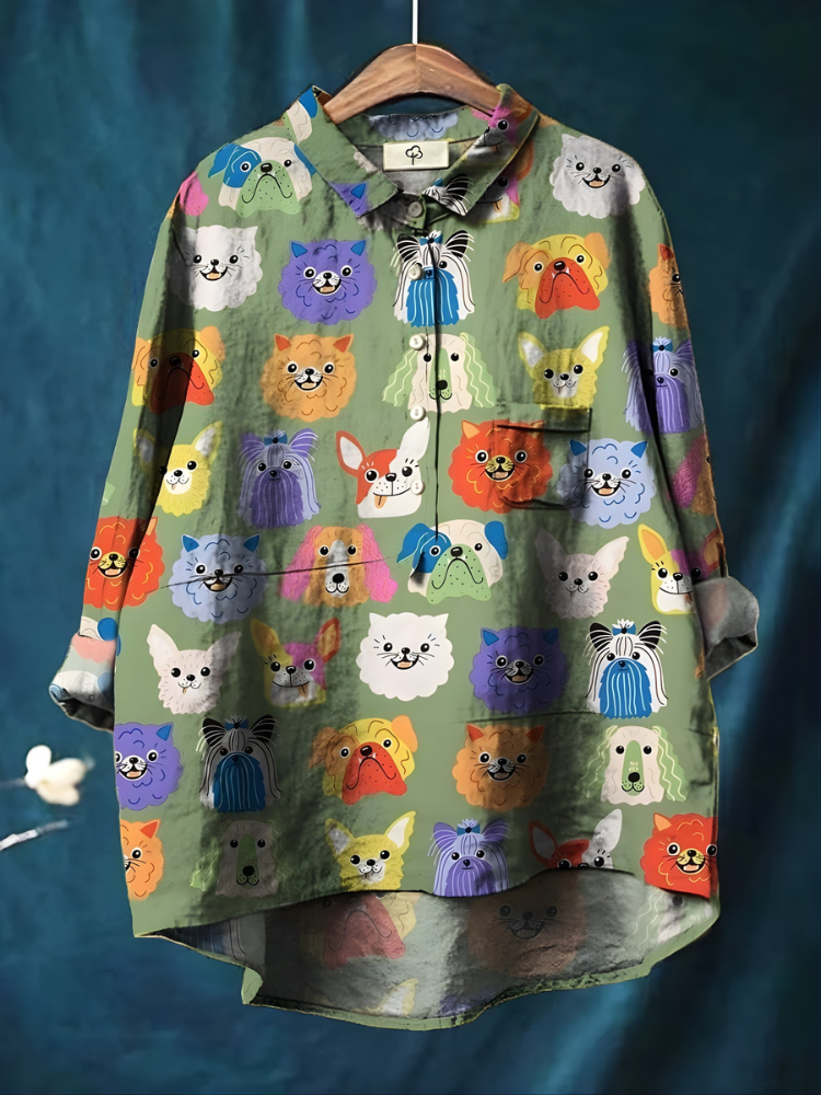 Tresha™ | - Playful Print Blouse
