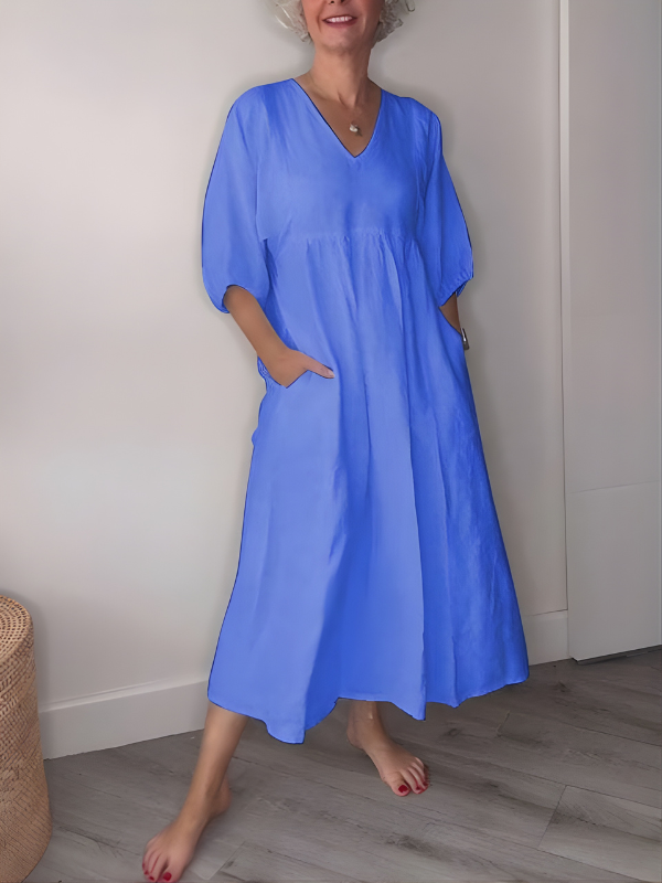 Daisy™ | Elegance V-Neck Maxi Dress