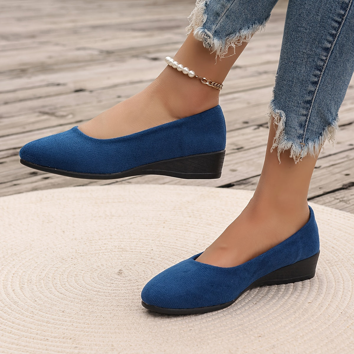 Sarah™ | Wedge Ballerina Flats