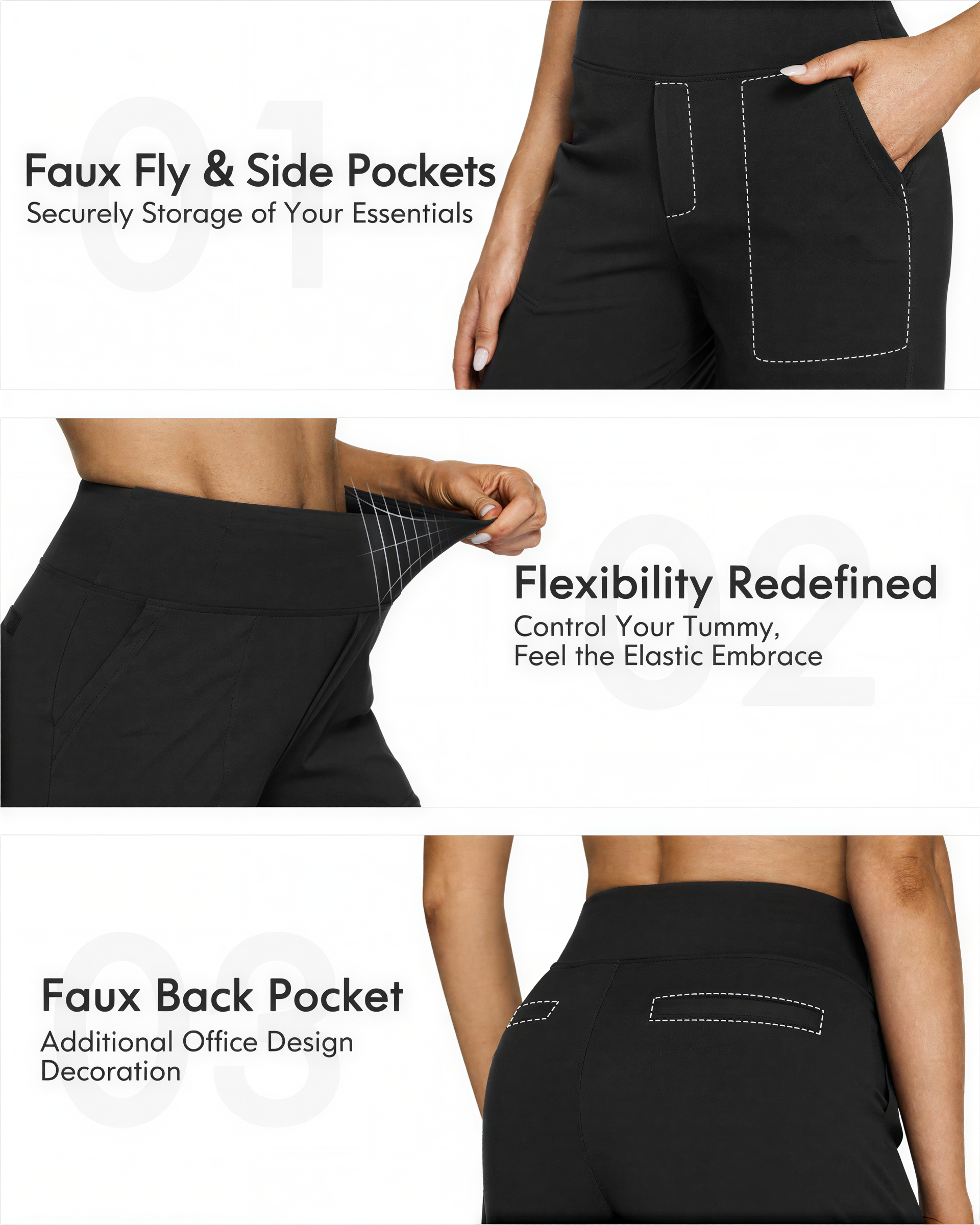 WHITNEY™ | - Comfortable High-Waist Wide Leg Pants for Yoga and Outdoor Fun