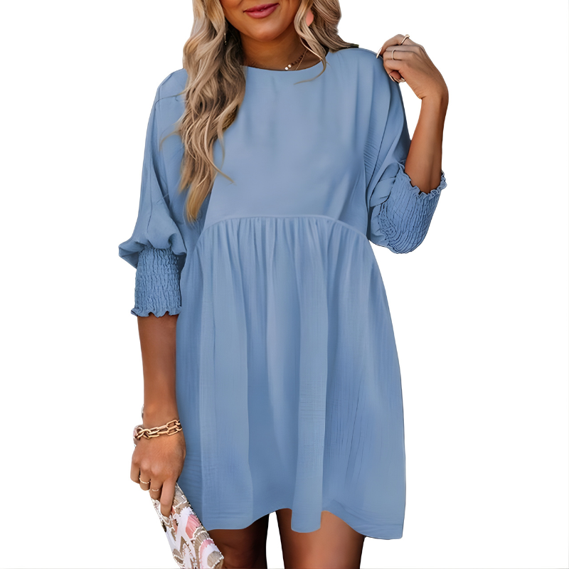 Dorothy™ | Casual Crew Neck Loose Fit Mini Dress
