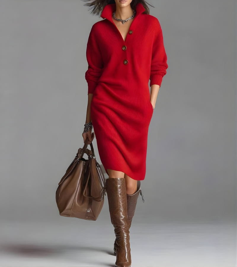 Madalyn™ | Cozy Elegant Knit Dress