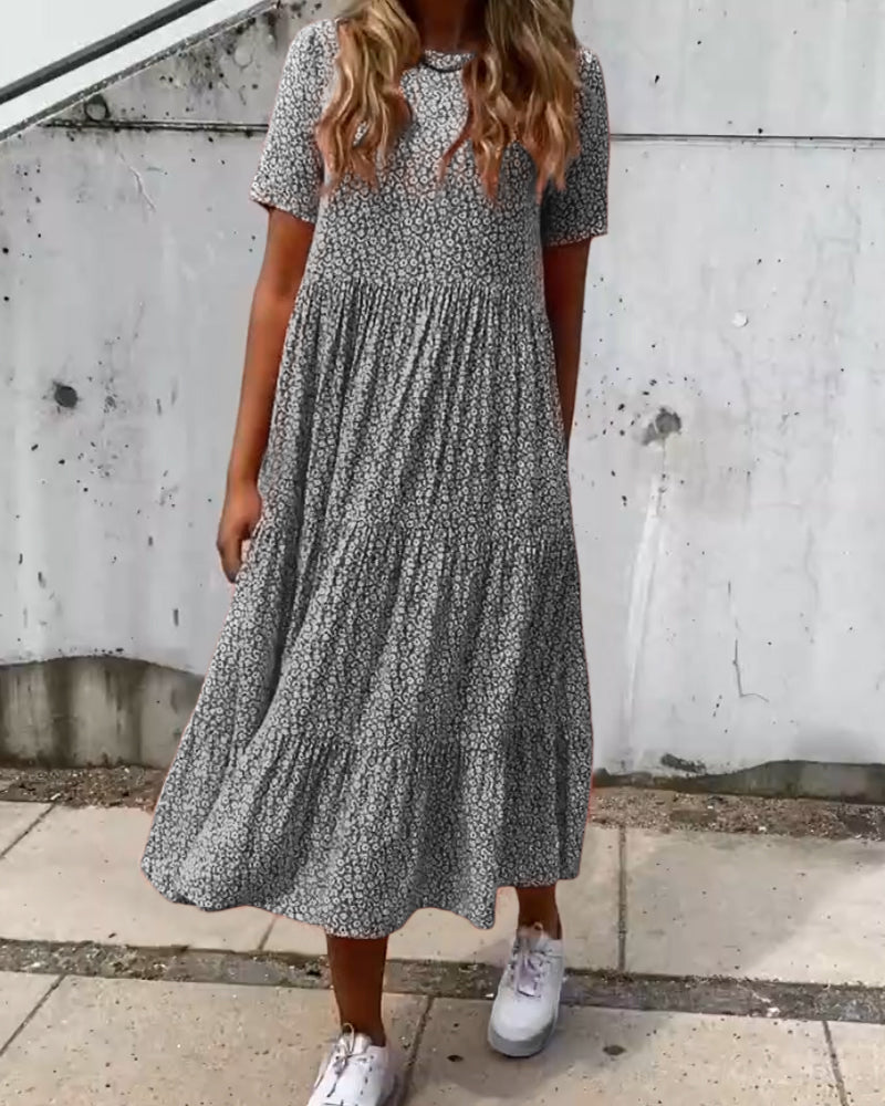 Sofie™ | Casual Floral Print Dress