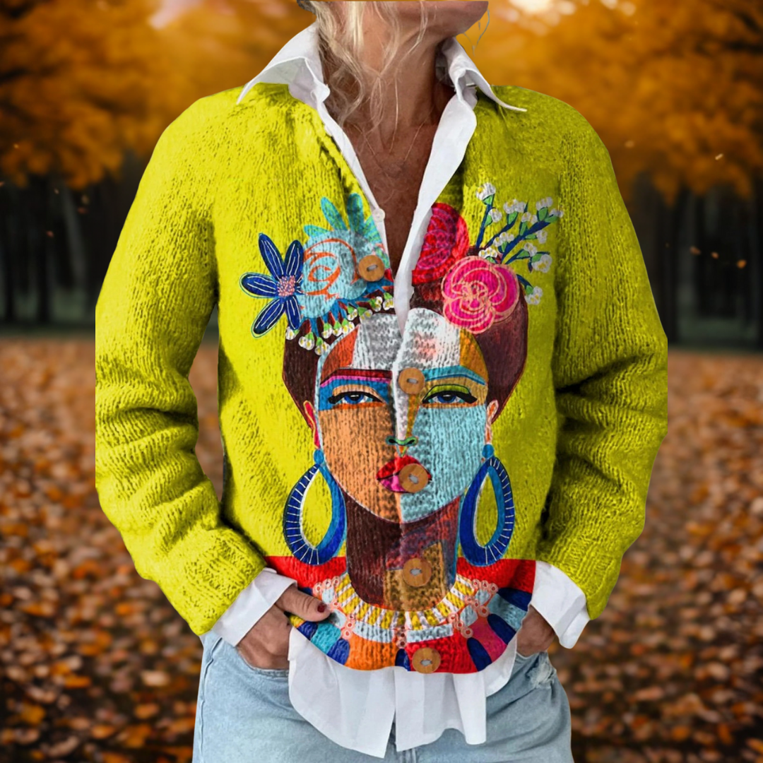 Arisbeth™ | - Art Printed Cardigan