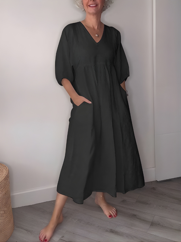 Daisy™ | Elegance V-Neck Maxi Dress