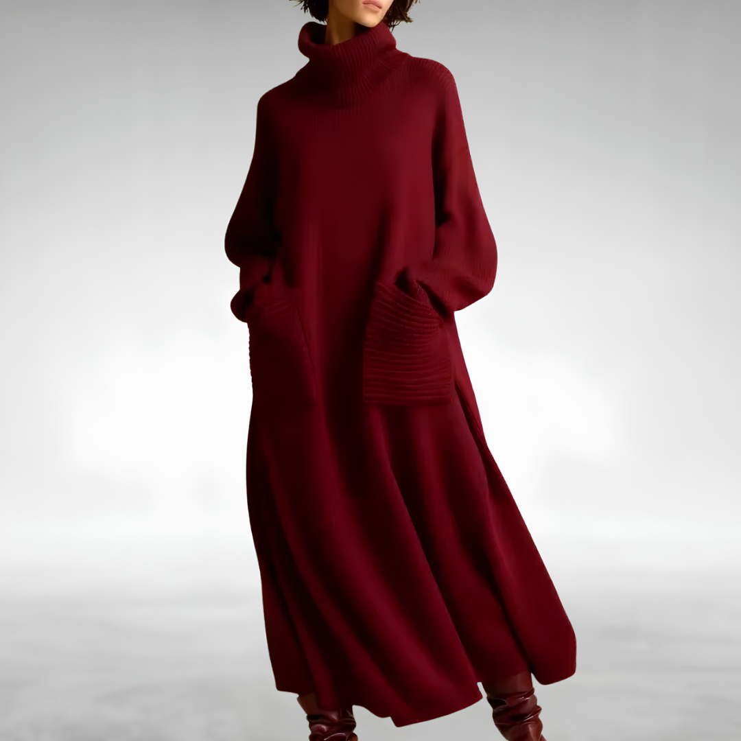Maryam™ | Cozy Turtleneck Dress