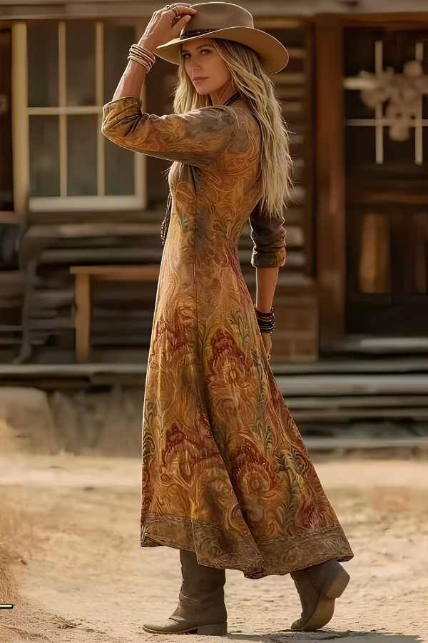 Valeria™ | Bohemian Floral Maxi Dress
