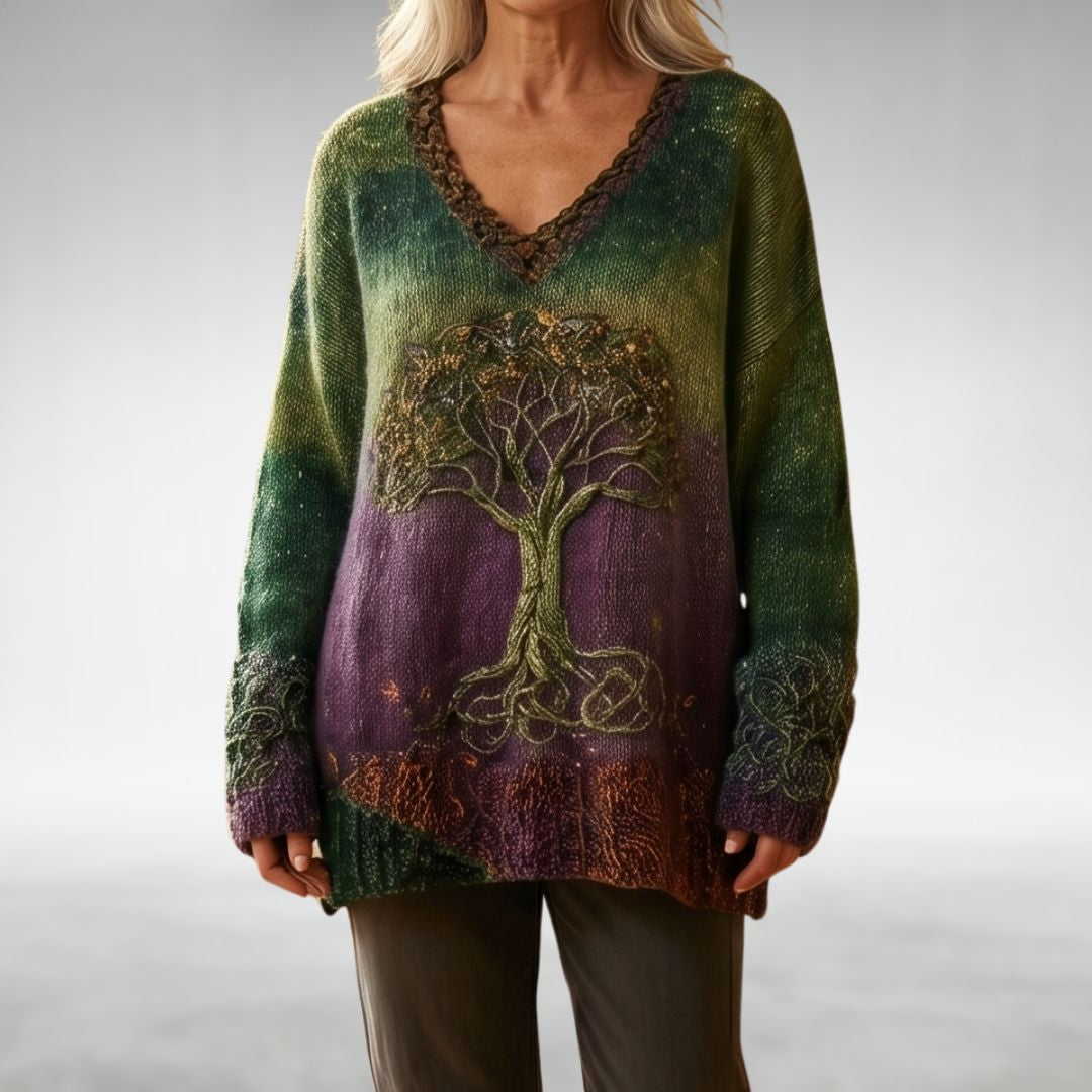 Della™ | Boho Knit Jumper