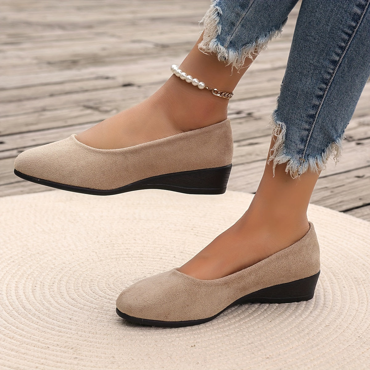 Sarah™ | Wedge Ballerina Flats