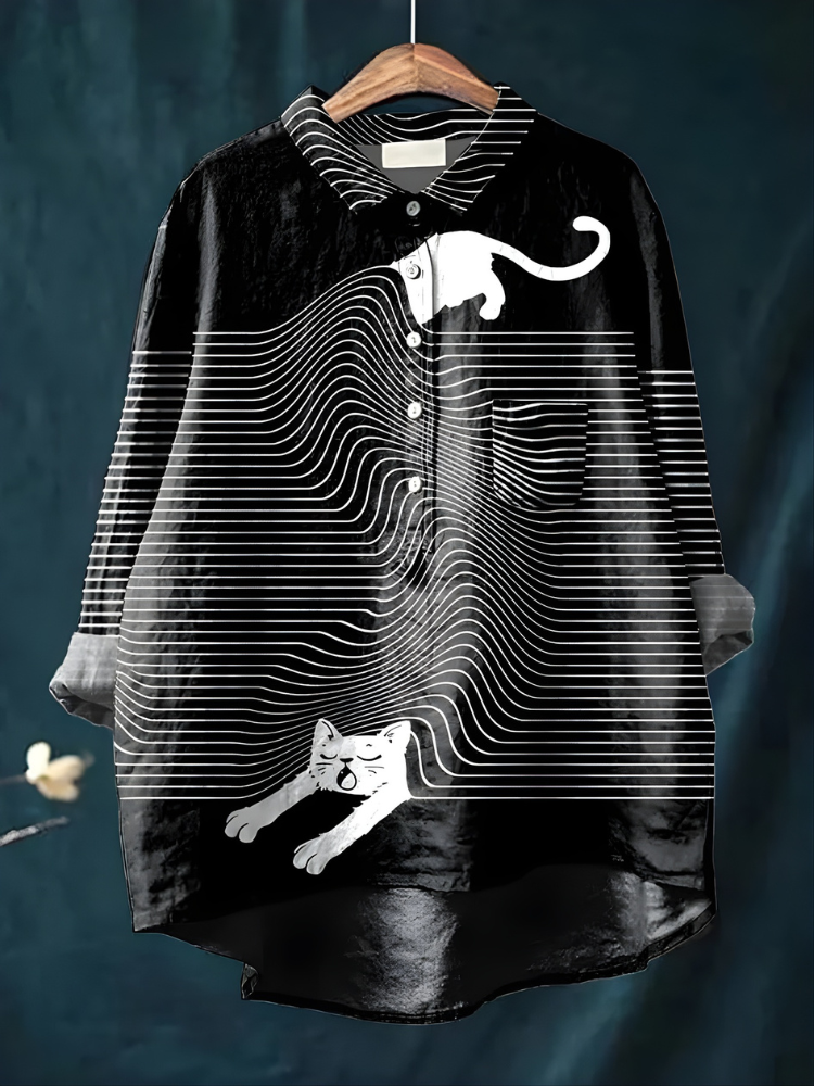 Tresha™ | - Playful Print Blouse