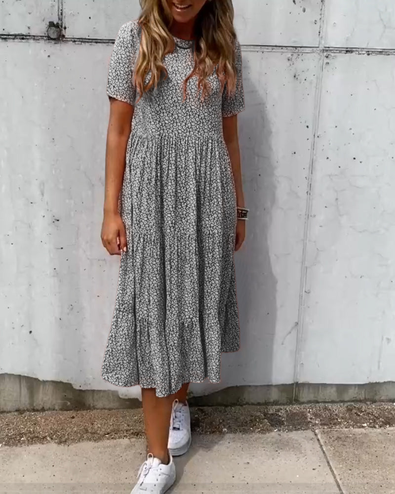 Sofie™ | Casual Floral Print Dress