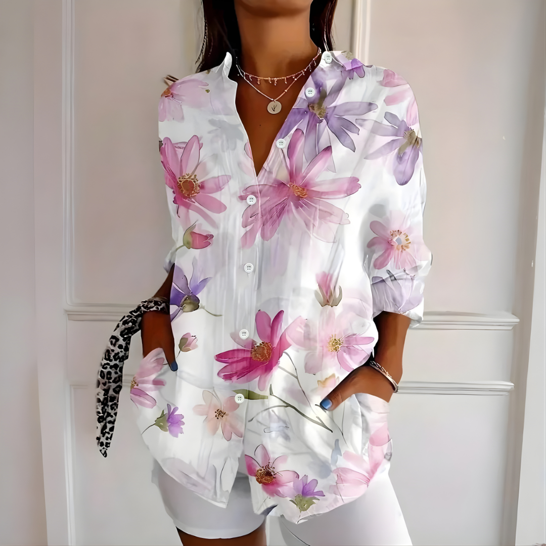 Arleth™ | Colorful Pattern Blouse