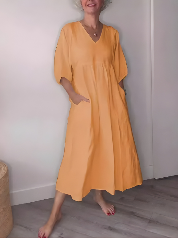 Daisy™ | Elegance V-Neck Maxi Dress