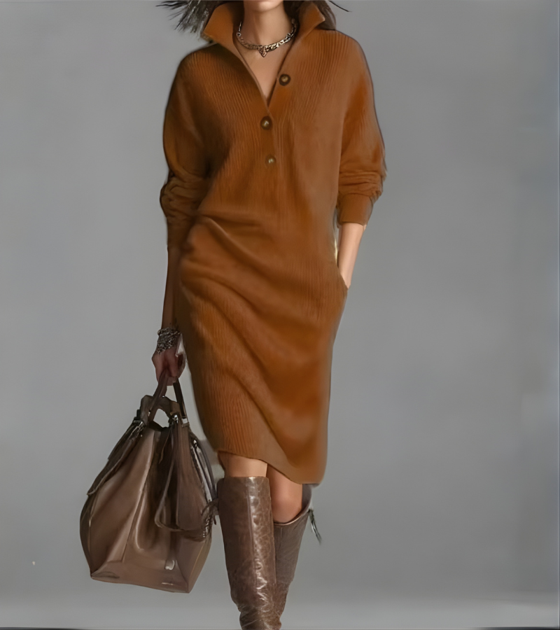 Madalyn™ | Cozy Elegant Knit Dress