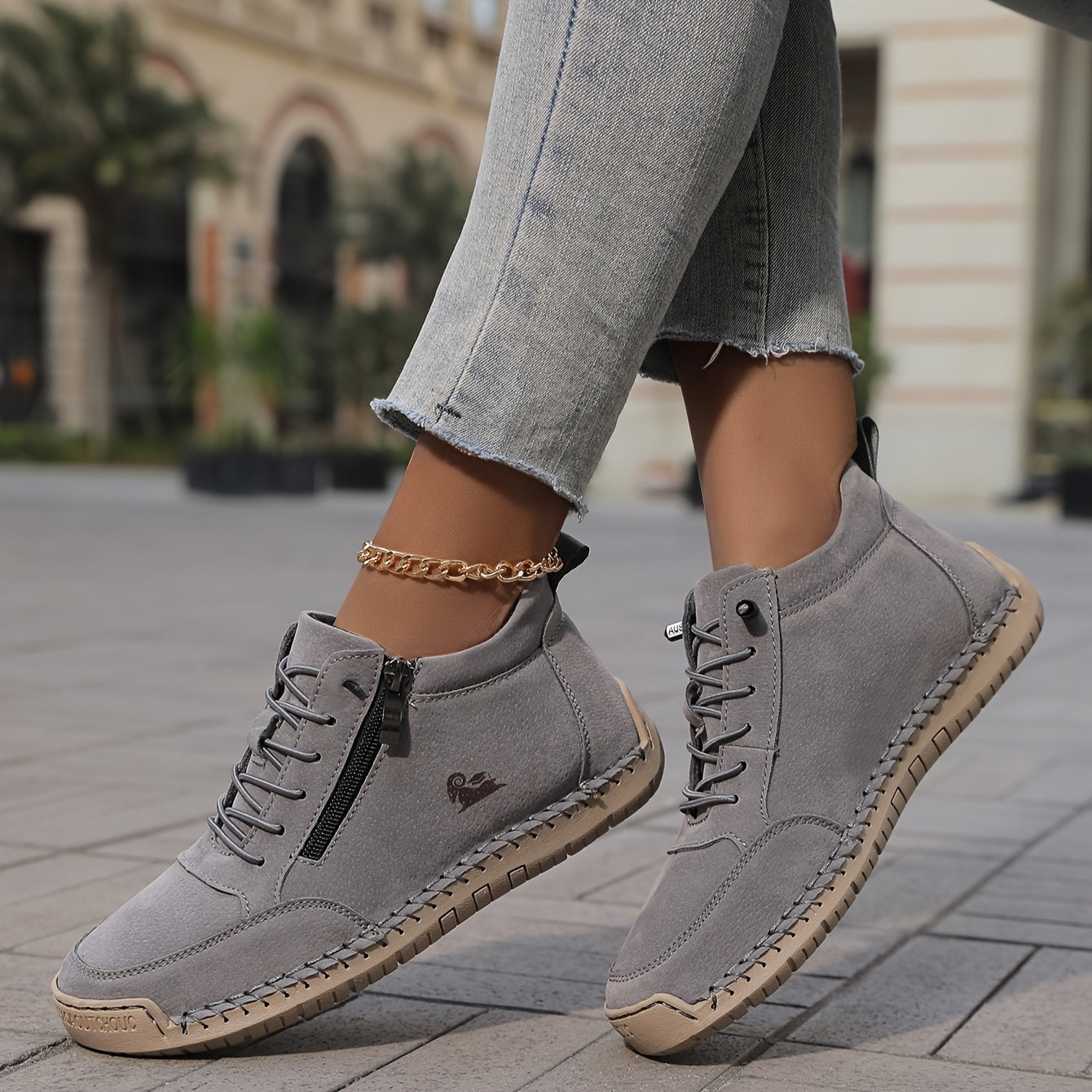 Soleil™ | Orthopedic Comfort Zip Sneakers