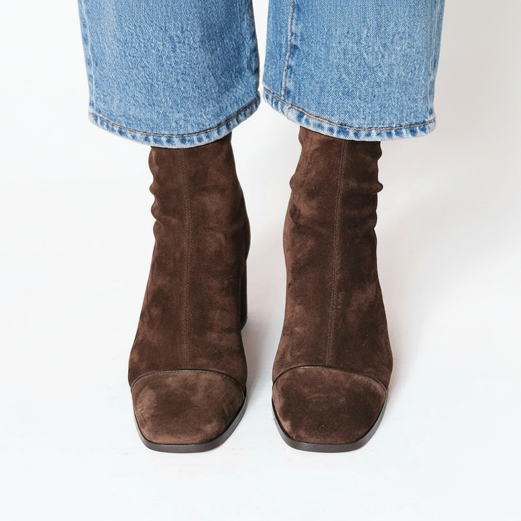 Lilia™ | Elegant Suede Ankle Boots