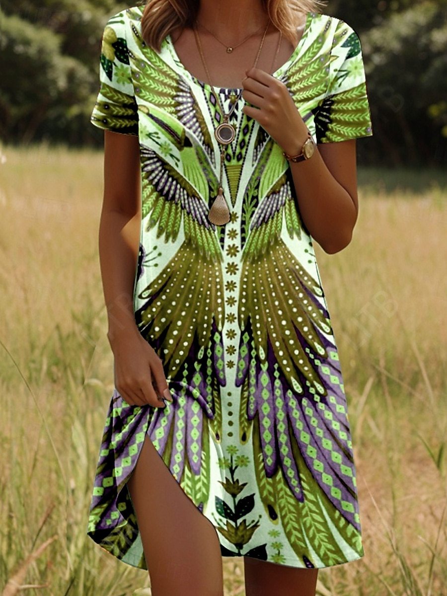 Reese™ | Trendy Ethnic Printed Summer Dress